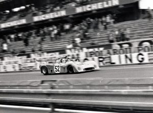 Le Mans test weekend 1973 Guf Mirage DFV Walter Hayes John Wyer