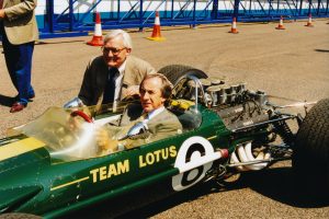 Walter Hayes Sir Jackie Stewart Lotus 49