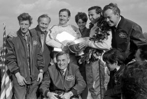 Watkins Glen 1967 Colin Chapman Graham Hill Walter Hayes Jim Clark Keith Duckworth DFV